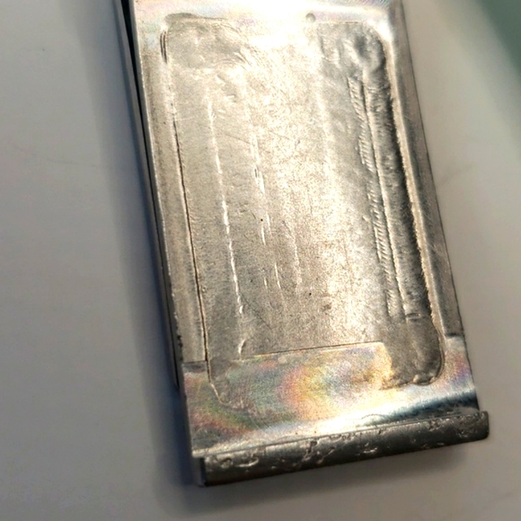 Mont Blanc Germany vintage VTG silver money clip signed with hallmark star - Picture 7 of 10